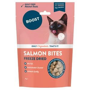 Boost Salmon Bites Freeze Dried Cat Treat 30g