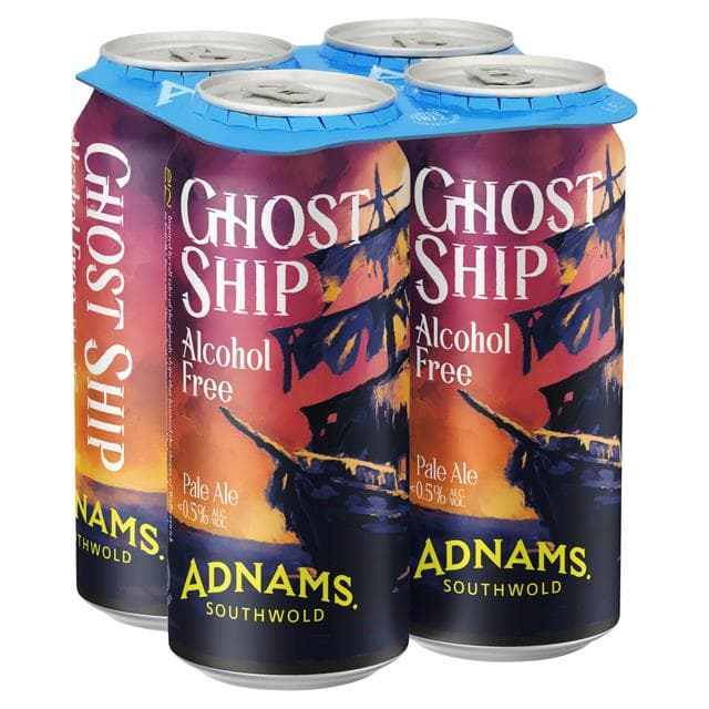 Adnams Southwold Ghost Ship 0.5% Low Alcohol Pale Ale x4 440ml - gallery image 1