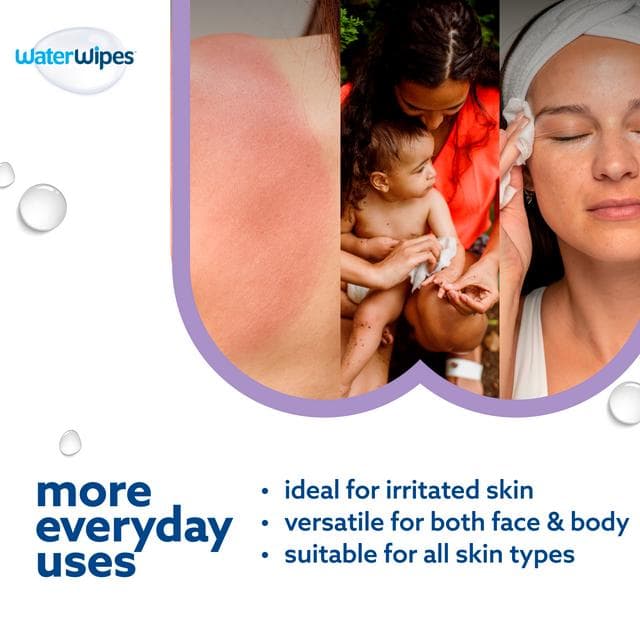 WaterWipes Soothing Clean Baby Wipes x60 - gallery image 4