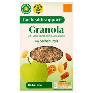 Sainsbury's 400g Spiced Mixed Nuts & Seeds with Apple Granola