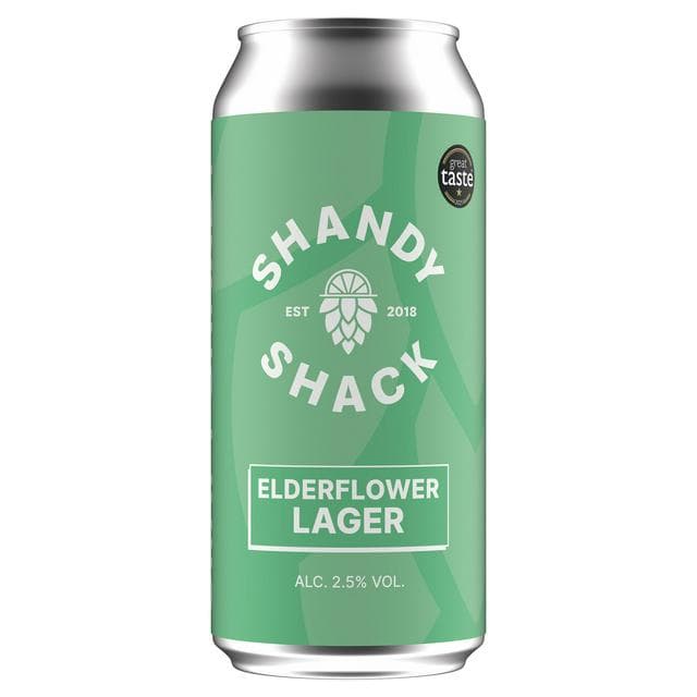 Shandy Shack Elderflower Lager 440ml - gallery image 1