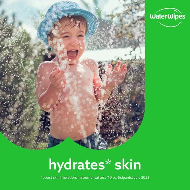 WaterWipes Hydrating Clean Baby Wipes x60 - gallery image 3