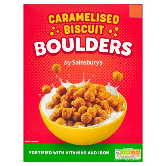 Sainsbury's Caramelised Biscuit Boulders 350g - gallery image 1