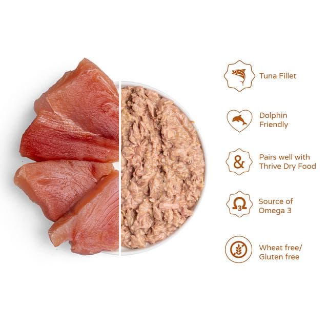 Thrive Complete Tuna Fillet Wet Cat Food 75g - gallery image 3