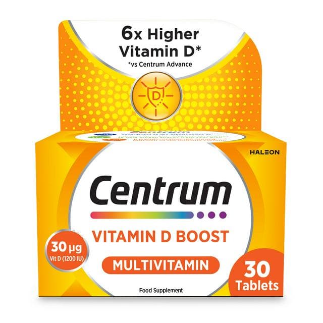 Centrum Vitamin D Boost Multivitamin Supplement Tablets x30 - gallery image 1