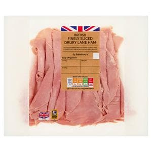 Sainsbury's British Finely Sliced Drury Lane Ham 150g