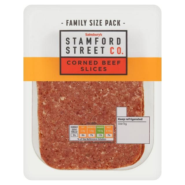 Stamford Street Co. Corned Beef Slices 250g - gallery image 1