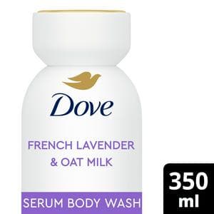 Dove 350ml Body + Mind French Lavender & Oat Milk Serum Body Wash