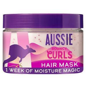 Aussie Bouncy Curls Butter Hair Mask Detangle & Moisturise Wavy Curly Hair 500ml