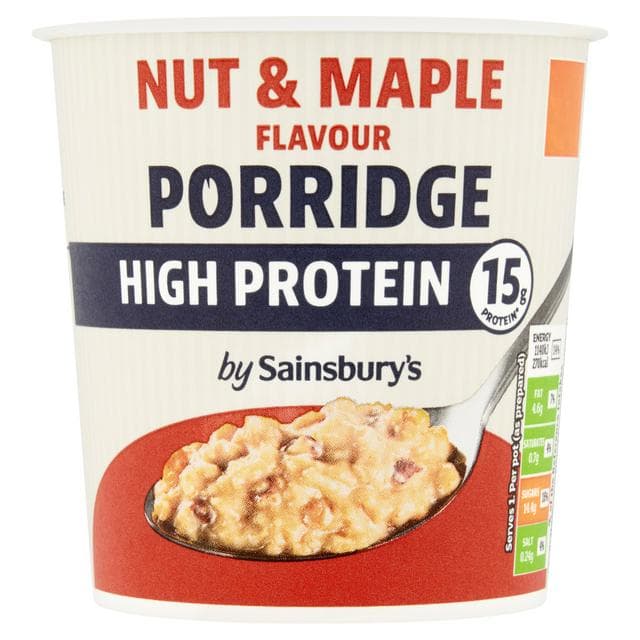 Sainsbury's Nut & Maple Flavour Porridge 70g - gallery image 1