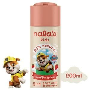 Nala's Kids Strawberry Springs 2 in 1 Body Wash & Shampoo 200ml