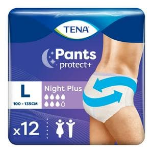 TENA Incontinence Pants Protect + Plus Night Large Pack x12
