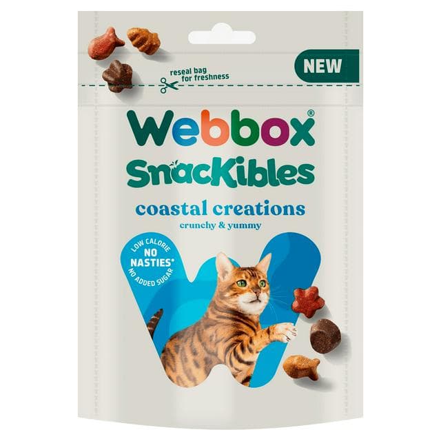 Webbox Snackibles Coastal Creations Cat Treats 85g - gallery image 1