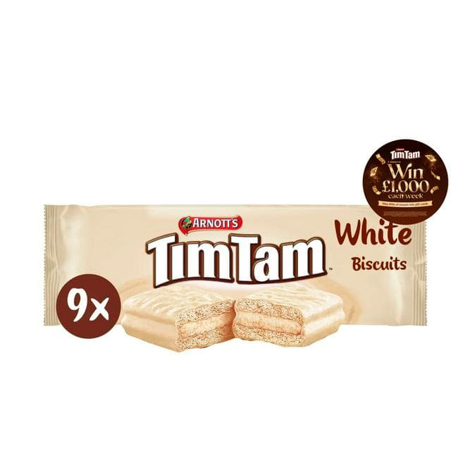 Arnott's Tim Tam White Biscuits 165g - gallery image 1