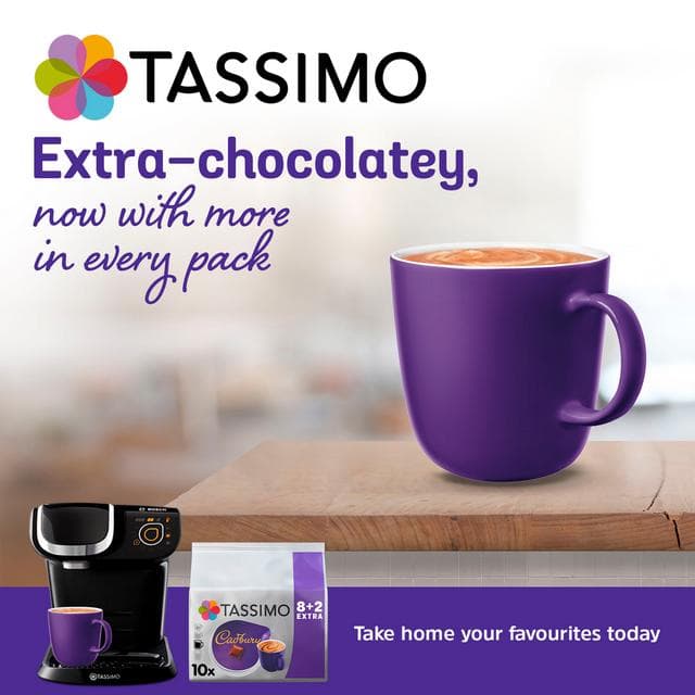 Tassimo Cadbury Hot Chocolate Pods x10 - gallery image 3