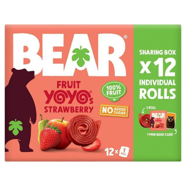 BEAR Yoyo Strawberry Grab Bag 12x10g - gallery image 1