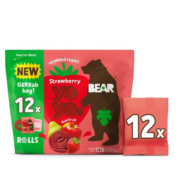 BEAR Yoyo Strawberry Grab Bag 12x10g - gallery image 1