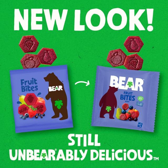 BEAR Fruit Bites Berry 5x20g - gallery image 2