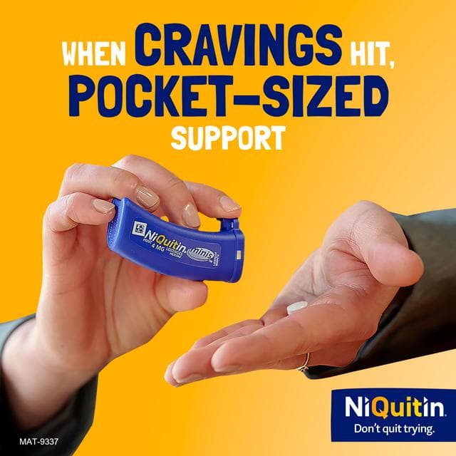 NiQuitin Mini Citrus Compressed Lozenges 4mg - gallery image 5