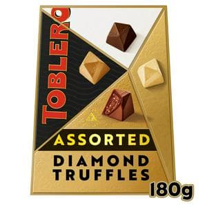Toblerone 180g Assorted Dark, White, Golden and Milk Chocolate Truffles Gifting Box