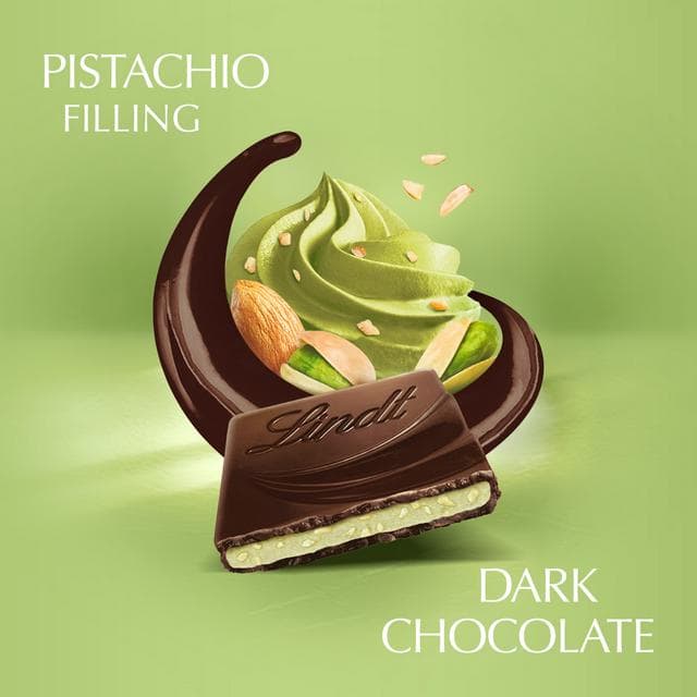 Lindt Creation Dark Pistachio Chocolate Bar 150g - gallery image 2