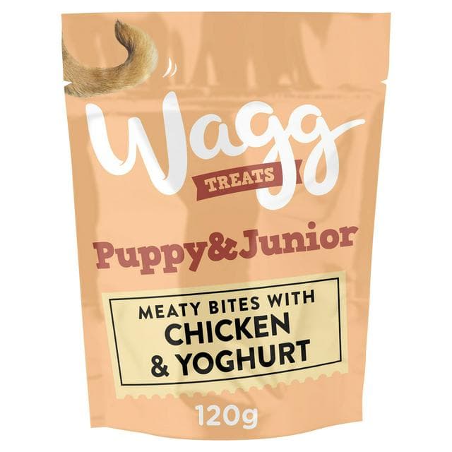 Wagg Puppy & Junior Chicken & Yoghurt Dog Treats 120g - gallery image 1