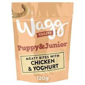 Wagg Puppy & Junior Chicken & Yoghurt Dog Treats 120g