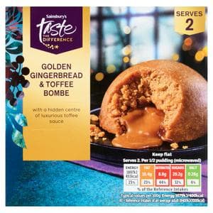 Sainsbury's 227g Golden Gingerbread & Toffee Bombe, Taste the Difference