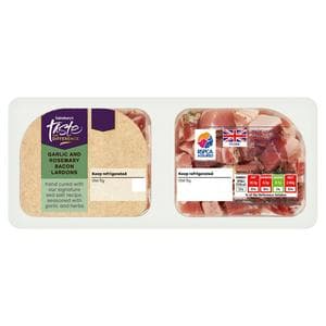 Sainsbury's 160g Rosemary & Garlic Lardons, Taste the Difference