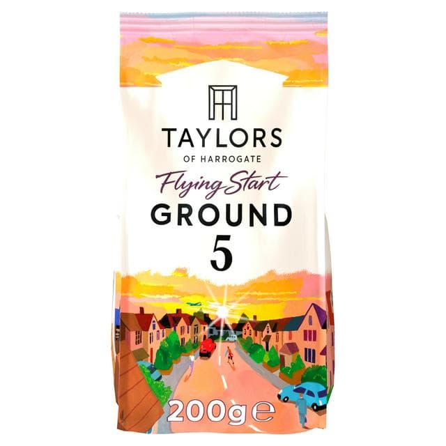 Taylors of Harrogate Flying Start Roast Ground Coffee 200g - gallery image 1