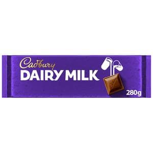 Cadbury Dairy Milk Classic Chocolate Bar 280g