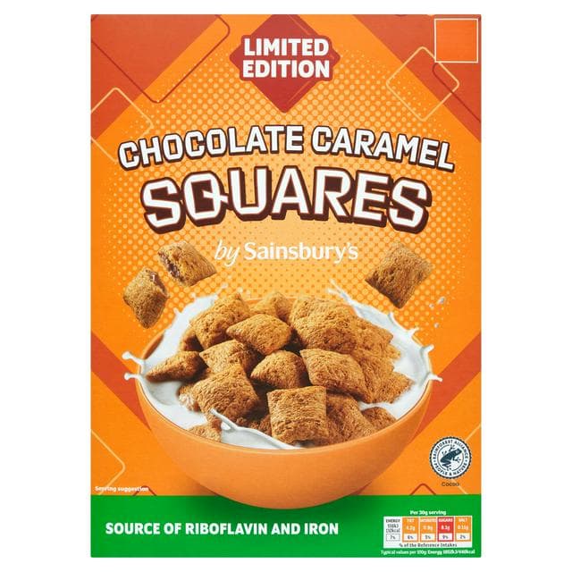 Sainsbury's Chocolate Caramel Squares, Limited Edition 375g - gallery image 1