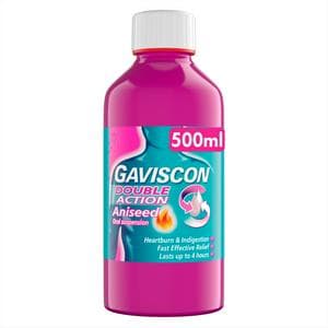Gaviscon Double Action Aniseed Oral Suspension 500ml