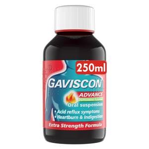 Gaviscon Advance Peppermint Flavour Oral Suspension 250ml