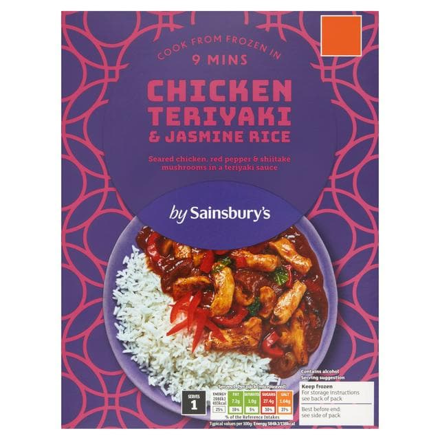 Sainsbury's Chicken Teriyaki & Jasmine Rice 400g - gallery image 1
