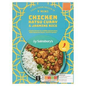 Sainsbury's Chicken Katsu Curry & Jasmine Rice 400g
