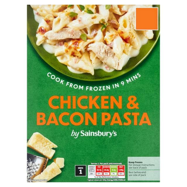 Sainsbury's Chicken & Bacon Pasta 400g - gallery image 1