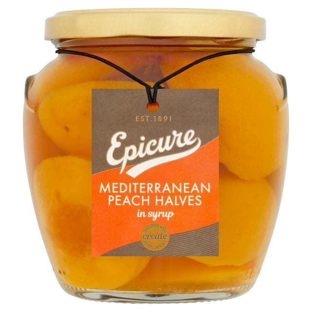 Epicure Mediterranean Peach Halves in Syrup 540g - gallery image 1