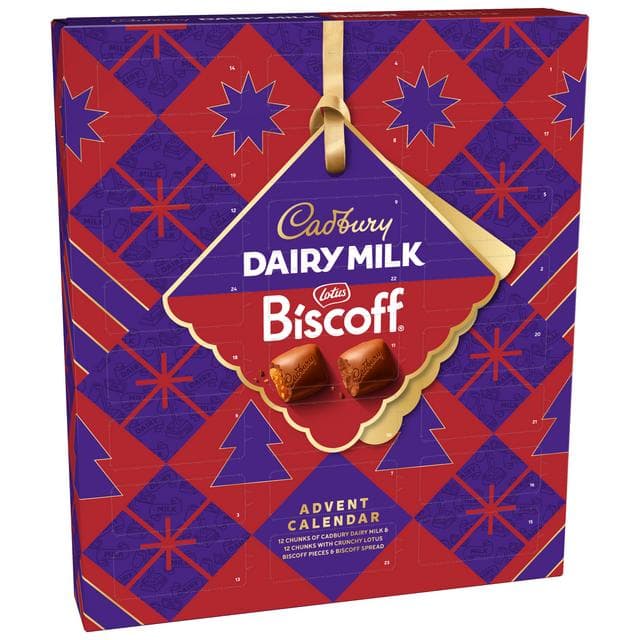 Cadbury Dairy Milk 236g Biscoff Chocolate Advent Calendar - gallery image 5