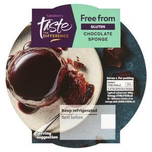 Sainsbury's Free From 100g Chocolate Sponge, Taste the Difference