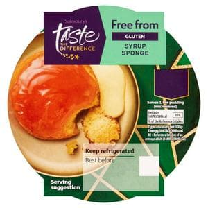 Sainsbury's Free From 100g Syrup Sponge, Taste the Difference
