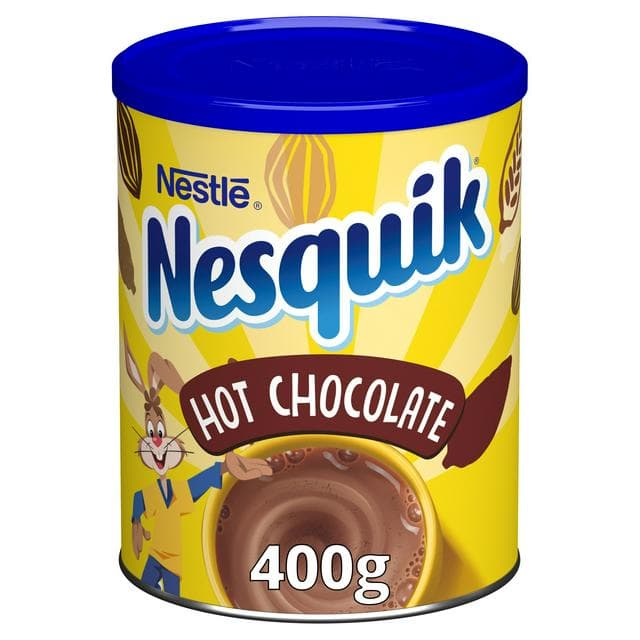 Nesquik Hot Chocolate Powder Tin 400g - gallery image 1
