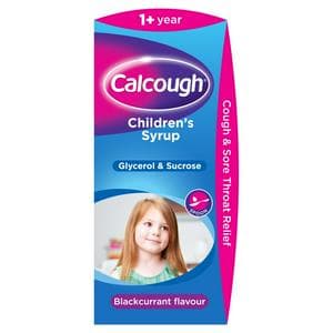 Calcough Children's Syrup 1+ Year Blackcurrant Flavour 125ml