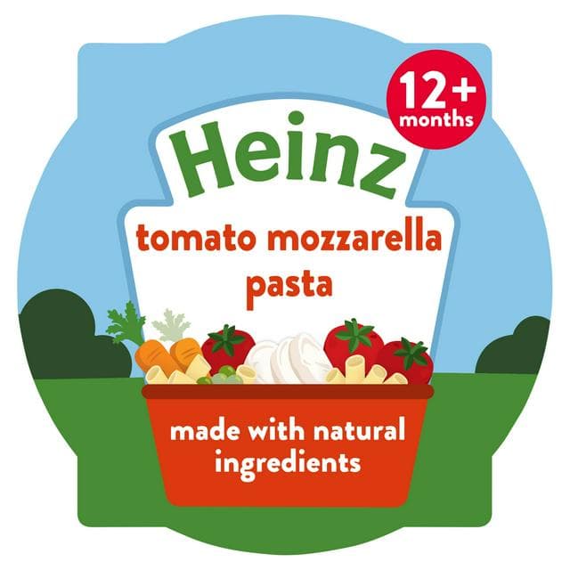 Heinz By Nature Tomato Mozzarella Pasta Baby Food Tray 12+ Months 200g - gallery image 1