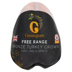 Gressingham Free Range Bronze Turkey Crown 1-3.5kg