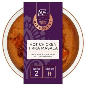 Sainsbury's Discovery 400g Hot Chicken Tikka Masala, Taste the Difference