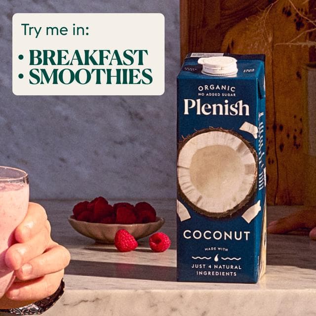 Plenish 1L Long Life Dairy Free Organic Coconut Drink - gallery image 4