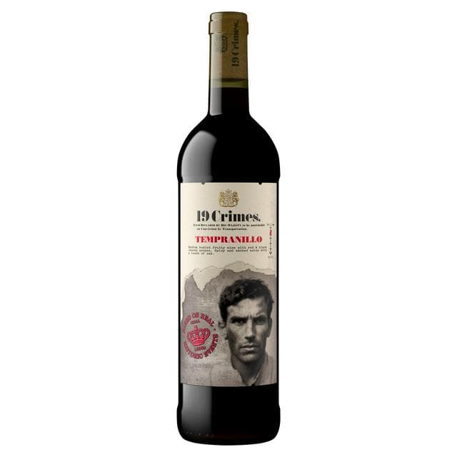 19 Crimes Tempranillo Red Wine 75cl - gallery image 1
