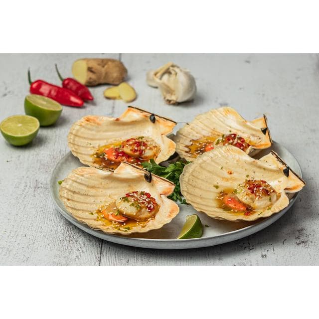 Sound Seafood Half Shell British King Scallops x6 475g - gallery image 2