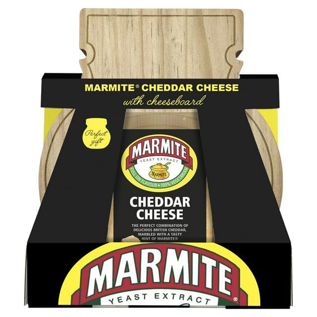 Marmite Cheddar Cheese with Cheeseboard 180g - gallery image 1